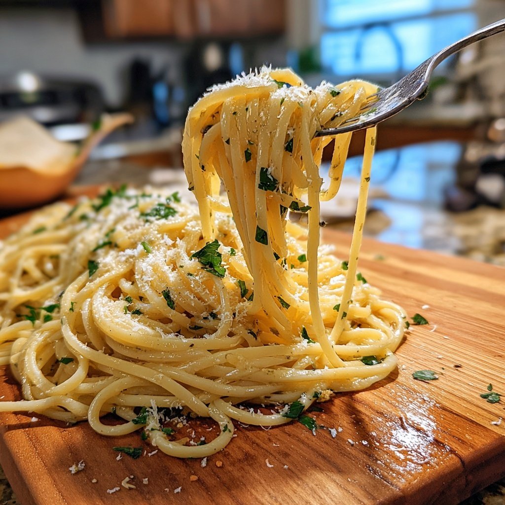 Easy Creamy Garlic Pasta