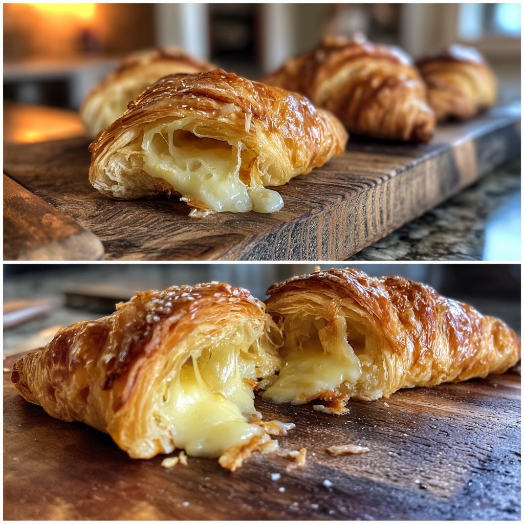 Buttery Almond Filled Croissants