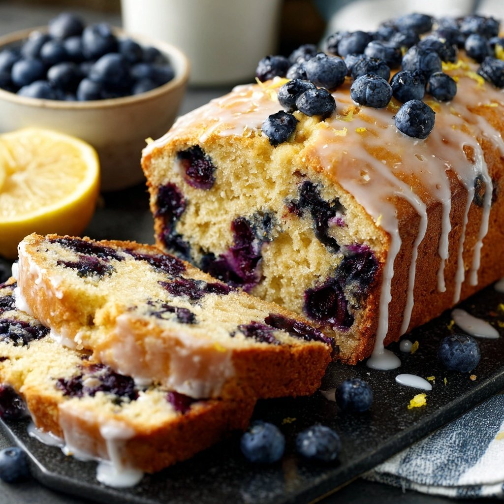Lemon Blueberry Quick Bread
