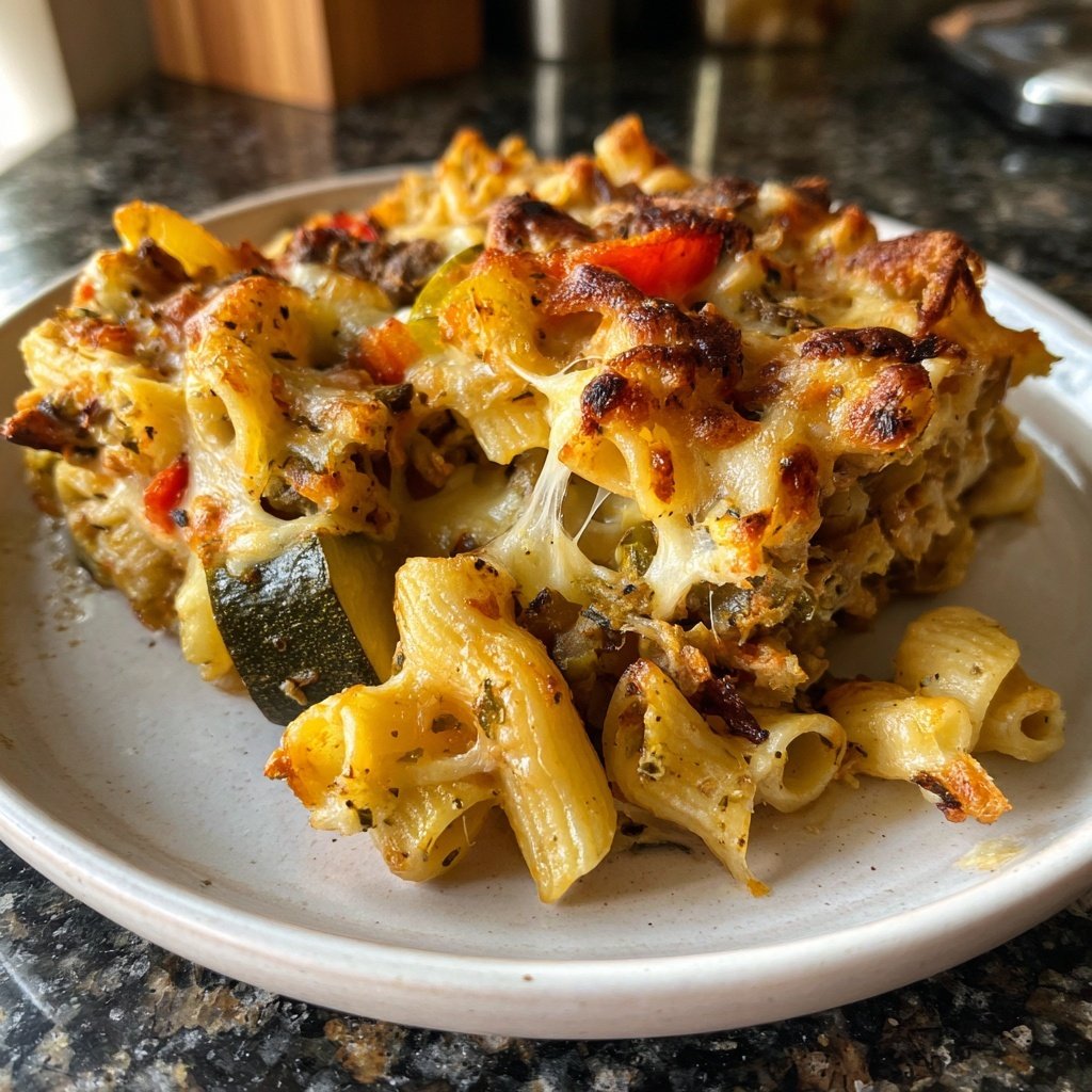 Herb Roasted Veggie Pasta Bake