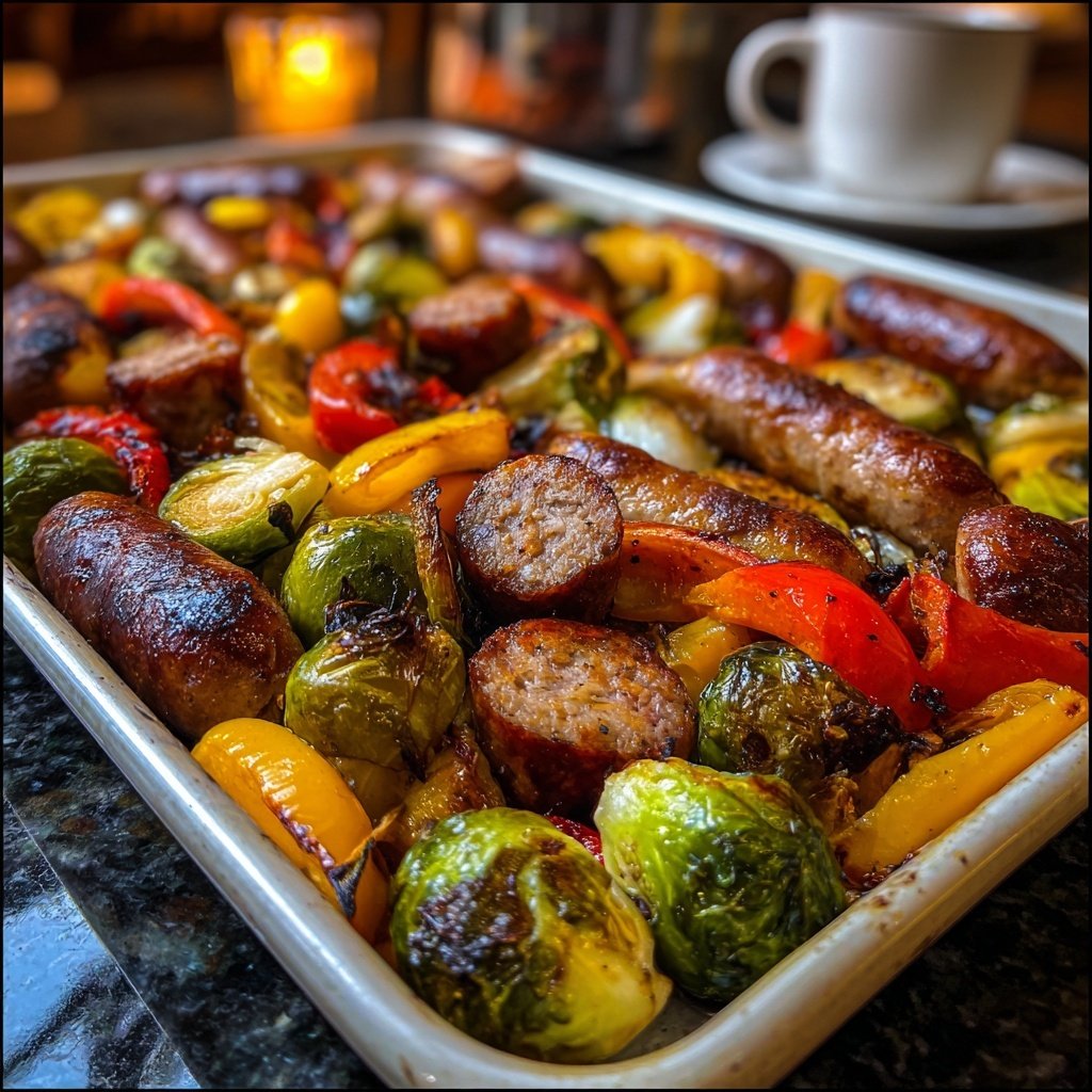 Sheet Pan Sausage And Vegetables