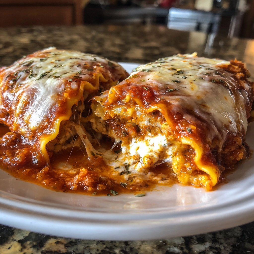 Lasagna Rolls with Ricotta