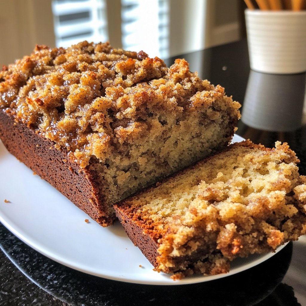 Banana Bread with Brown Sugar Streusel Recipe