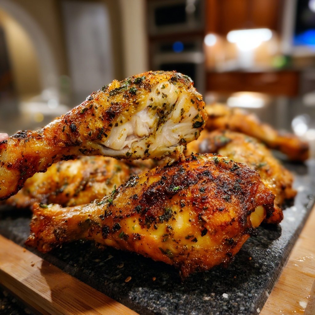 Crispy Oven Baked Drumstick Chicken