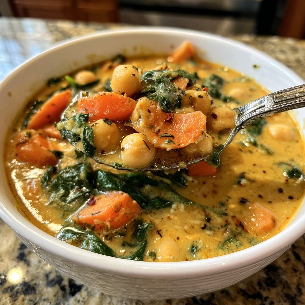 Healthy Crockpot Chickpea Stew