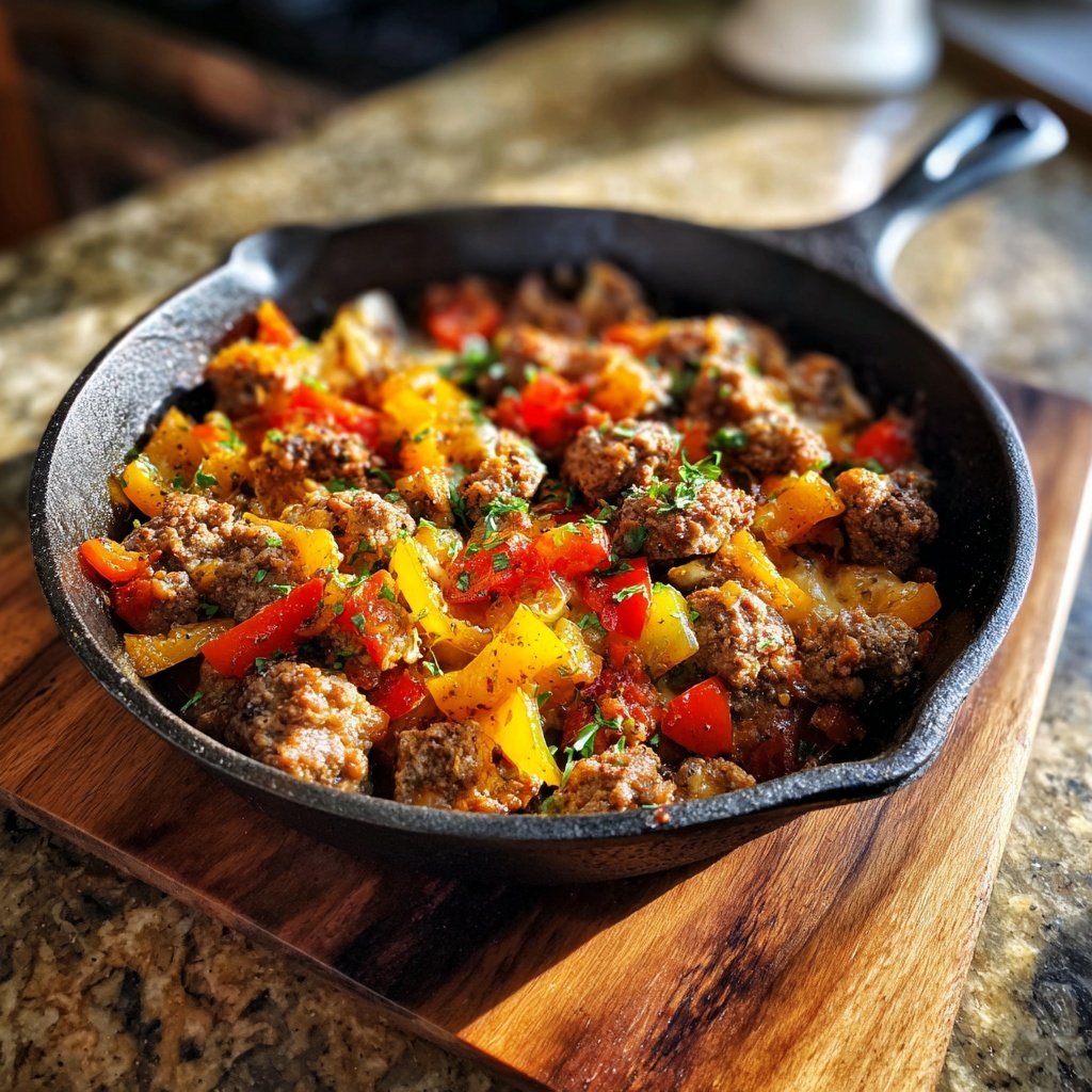 Easy Ground Beef Skillet Dinner