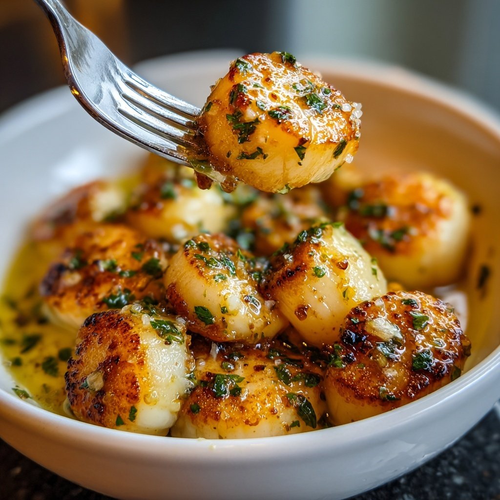 Romantic Garlic Butter Scallops