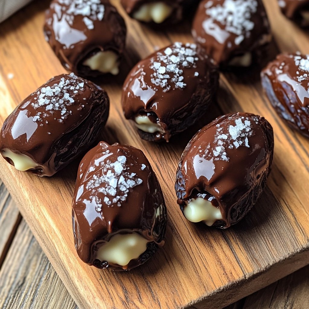 Valentines Snacks Chocolate Stuffed Dates