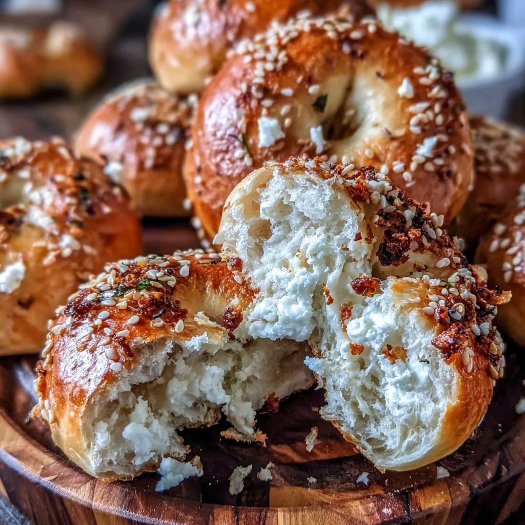 Oven Baked Yogurt Bagels