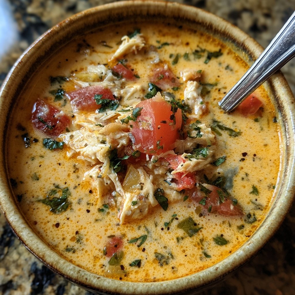 Creamy Chicken Tortilla Soup
