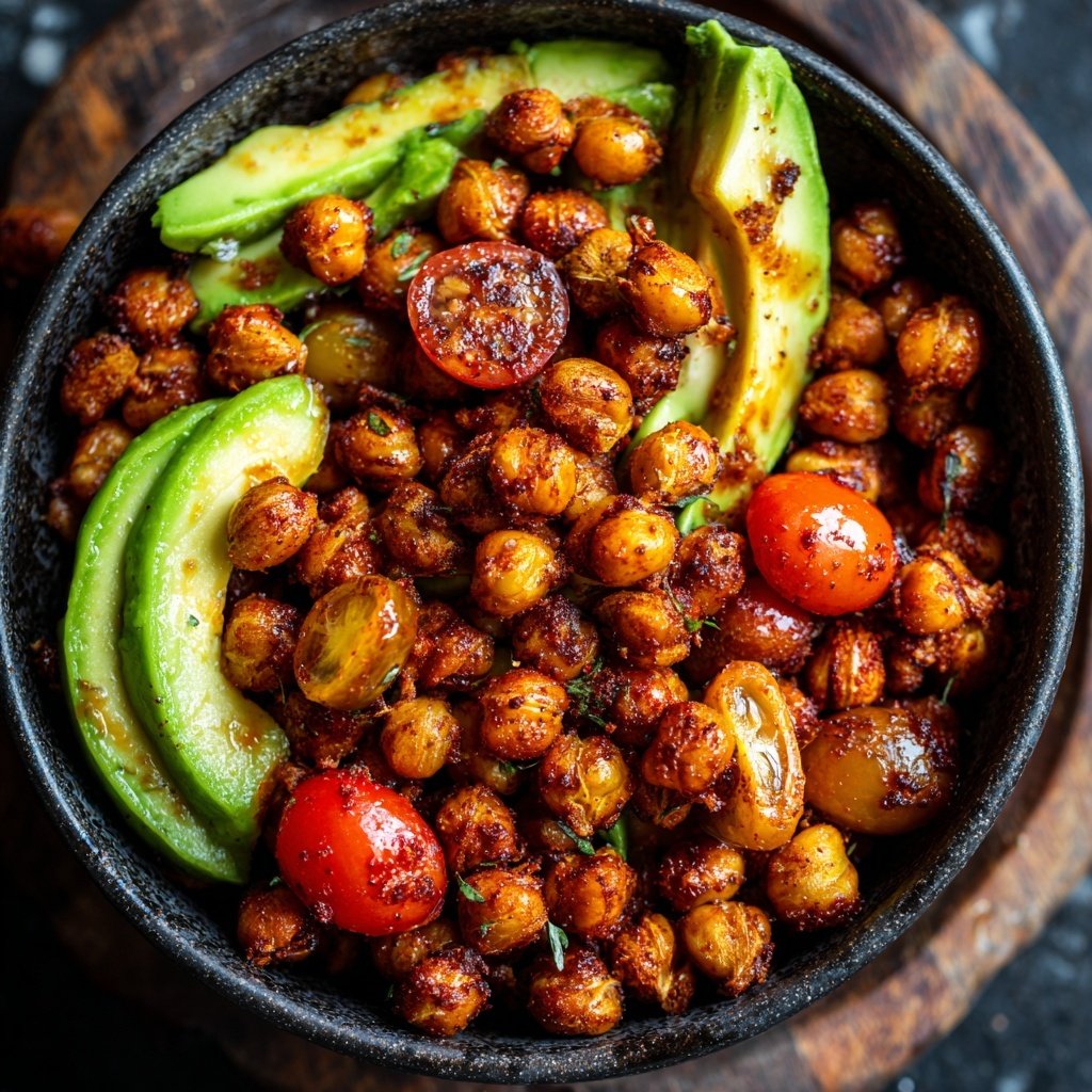 Smoky Roasted Chickpea Bowl