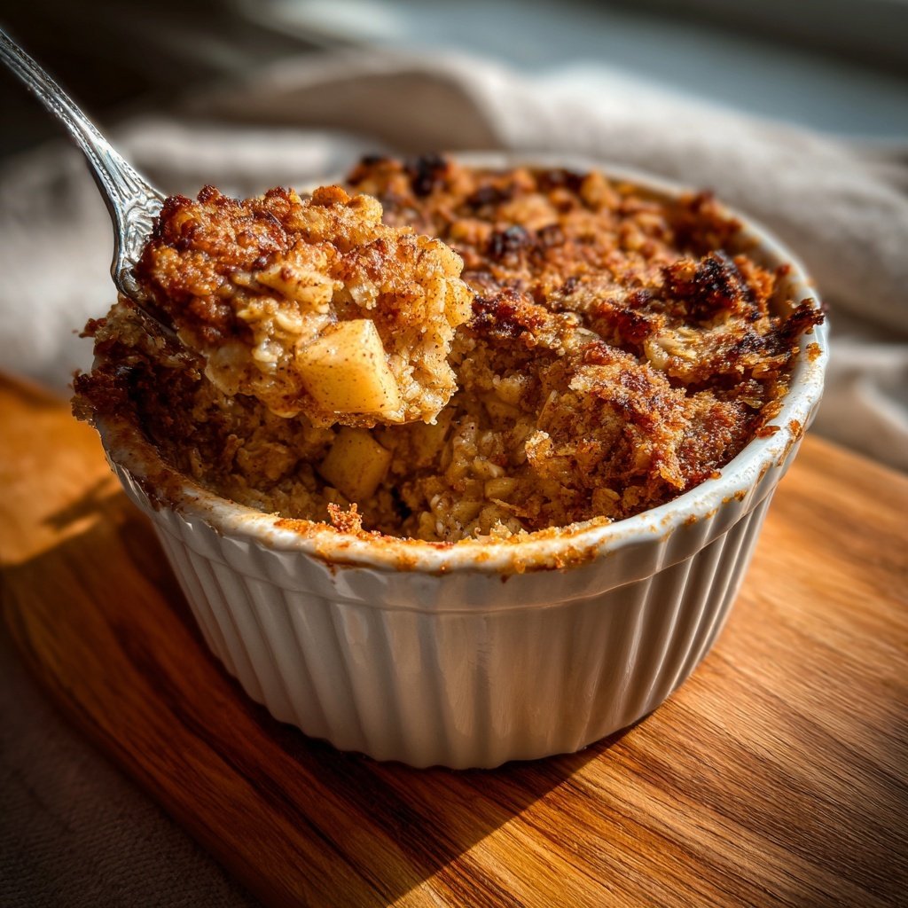 Apple Cinnamon Baked Oats