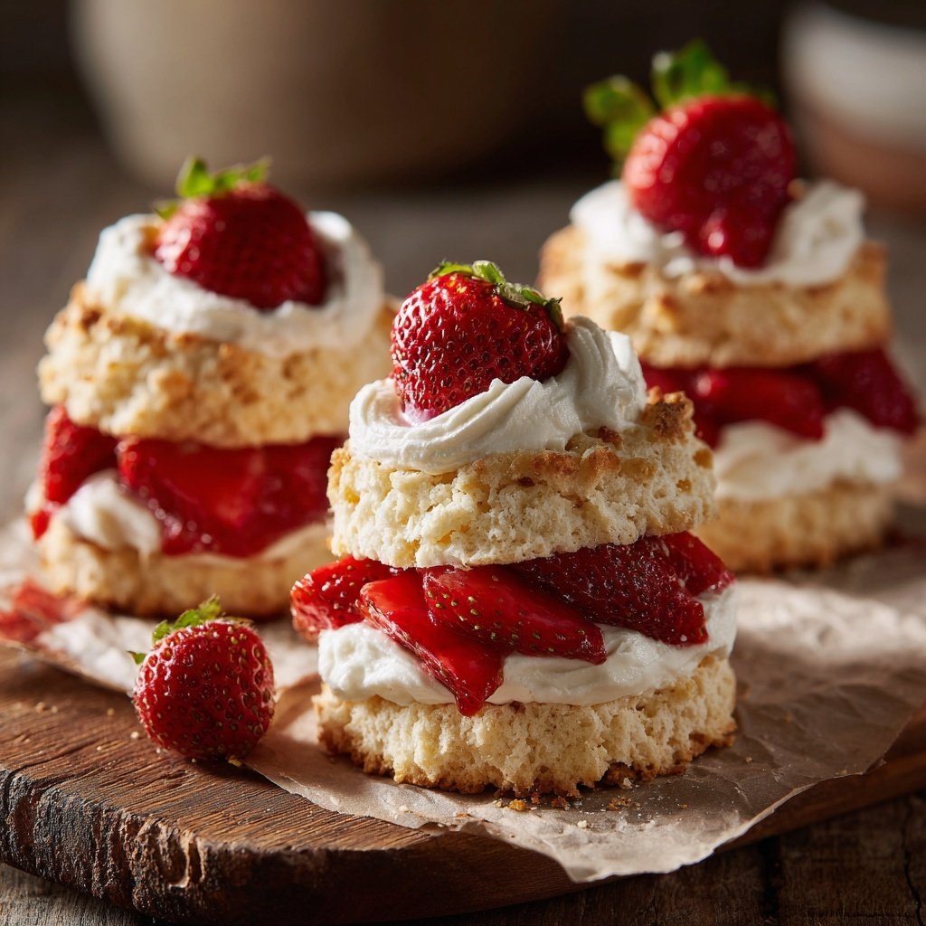 Classic Strawberry Shortcake Cups