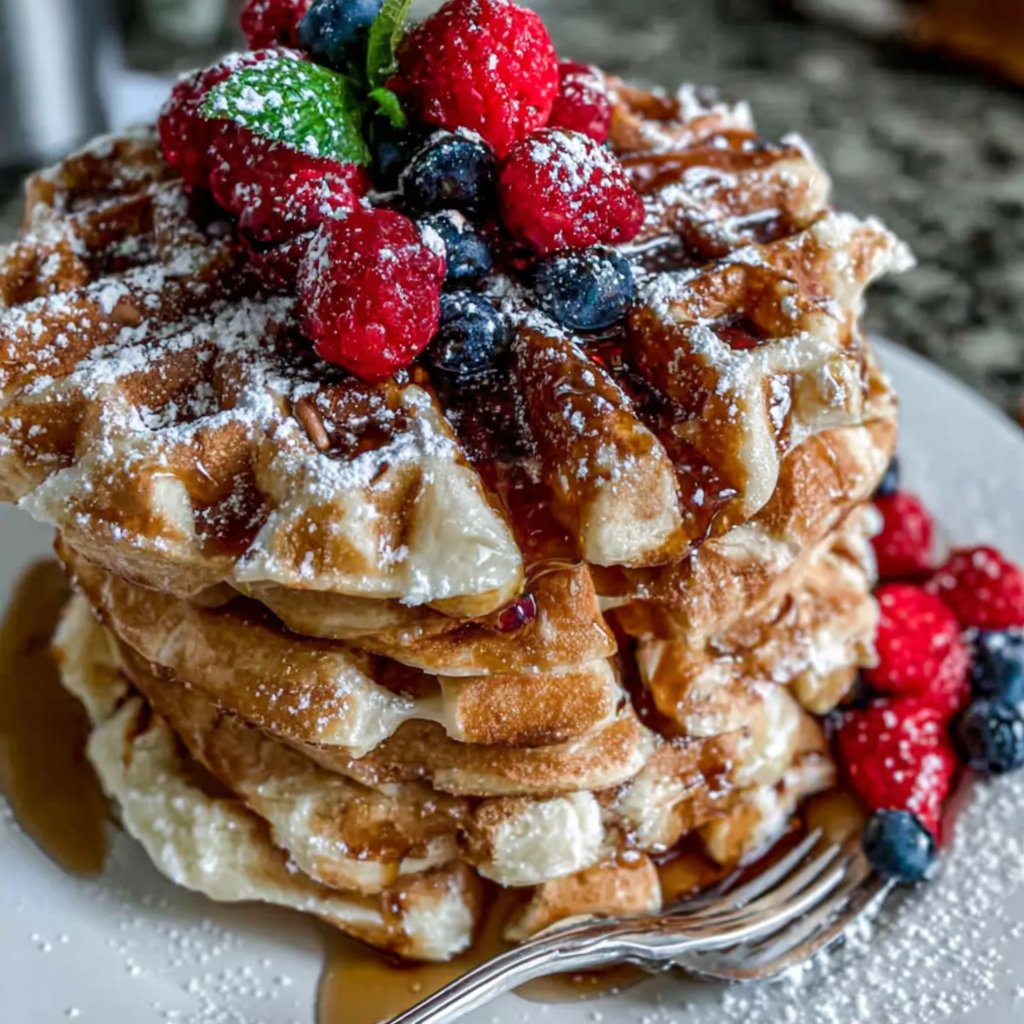 Greek Yogurt Waffles