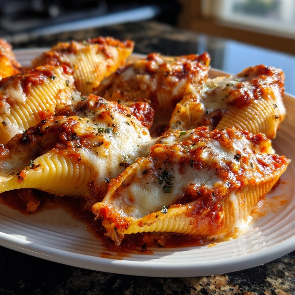 Stuffed Shells with Cheese