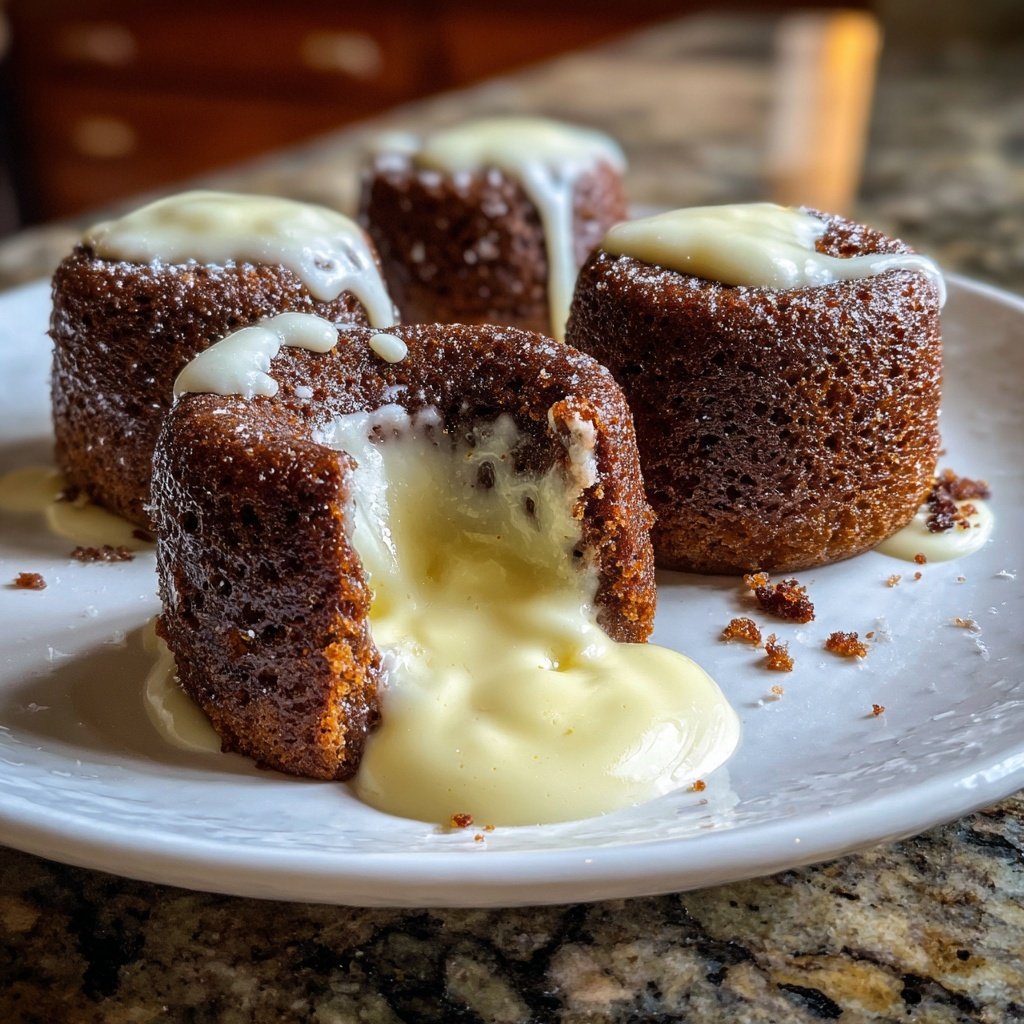 White Chocolate Lava Cakes