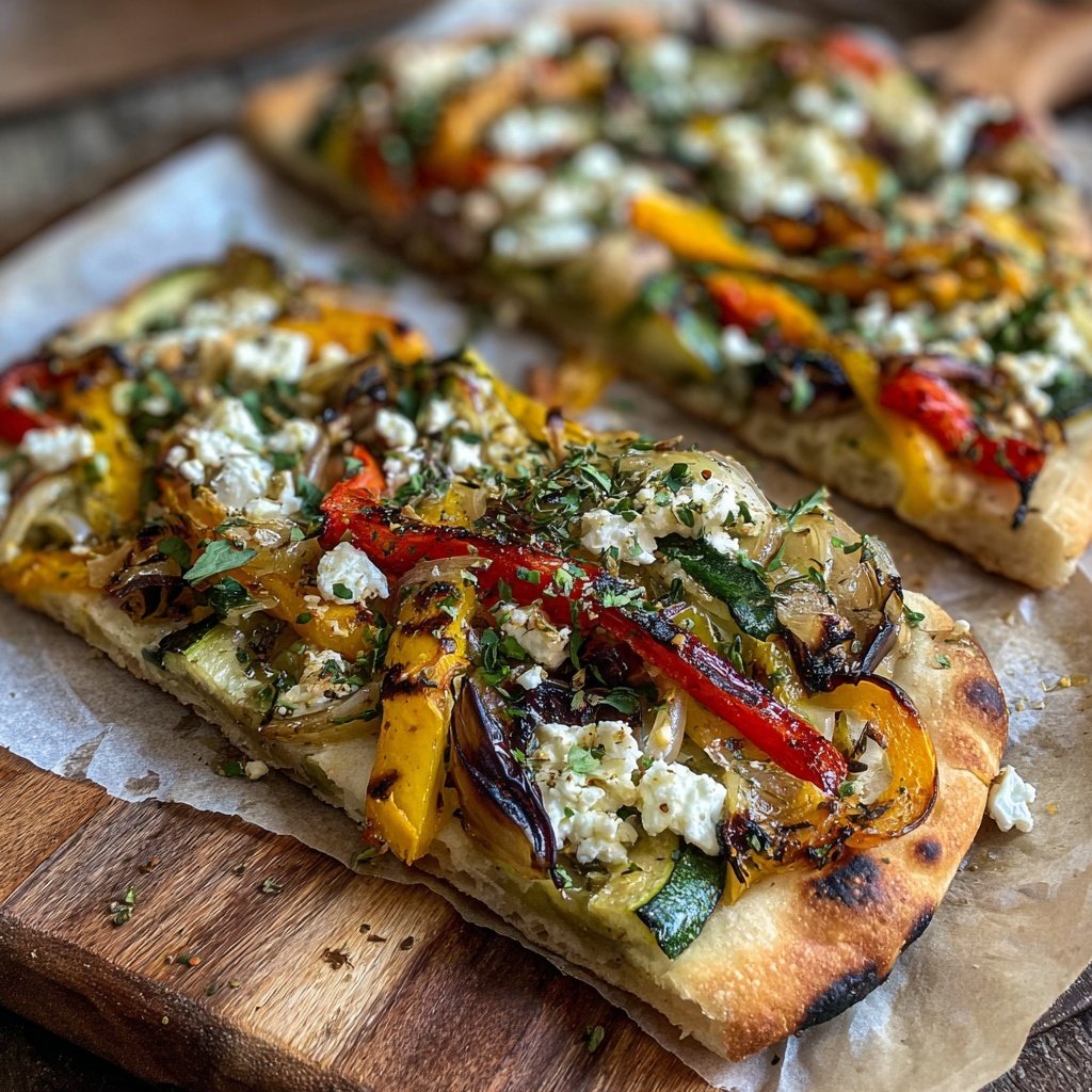 Grilled Veggie Flatbread