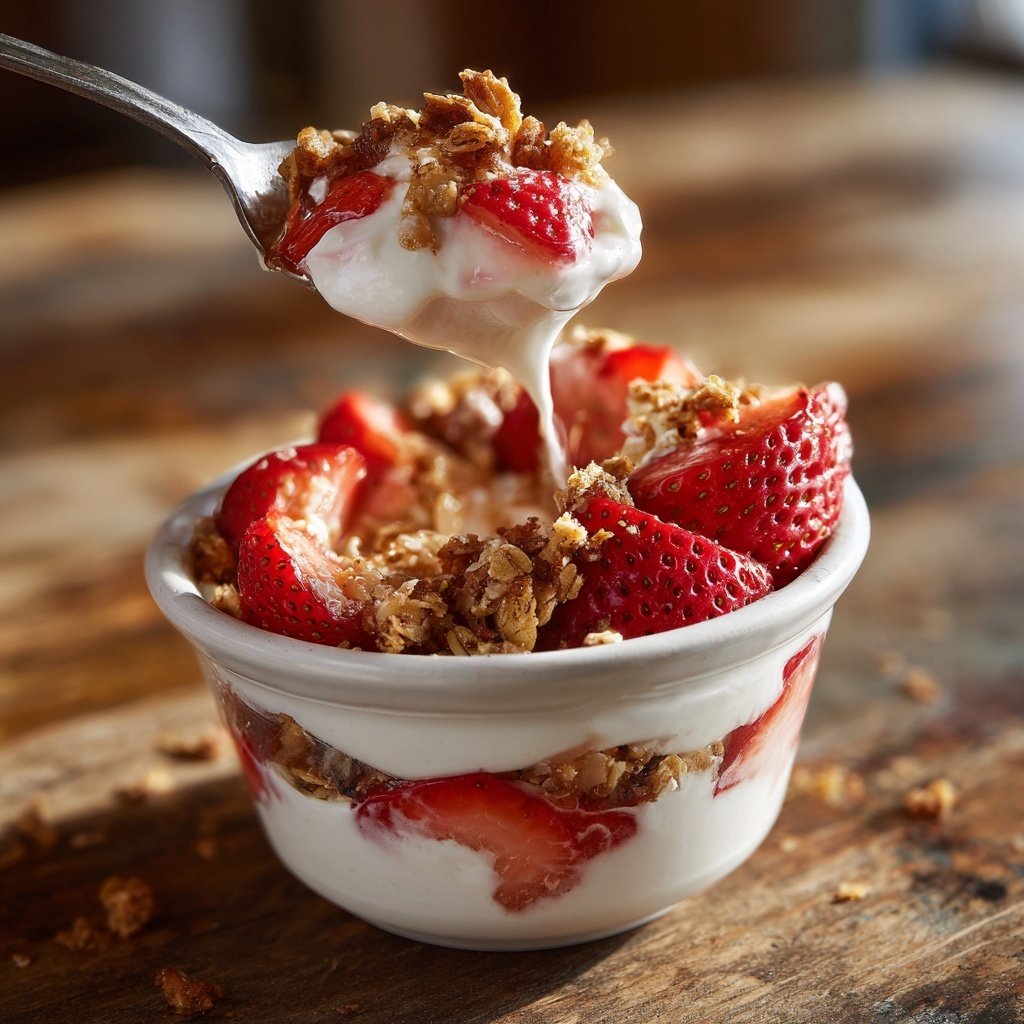Fresh Strawberry Yogurt Parfait